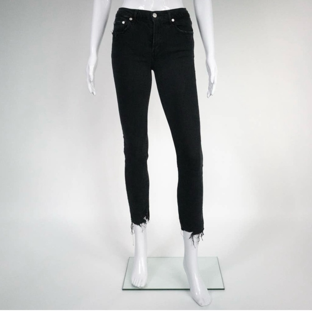 AGOLDE Toni Mid Rise Straight Jeans Feral - Picture 2 of 4